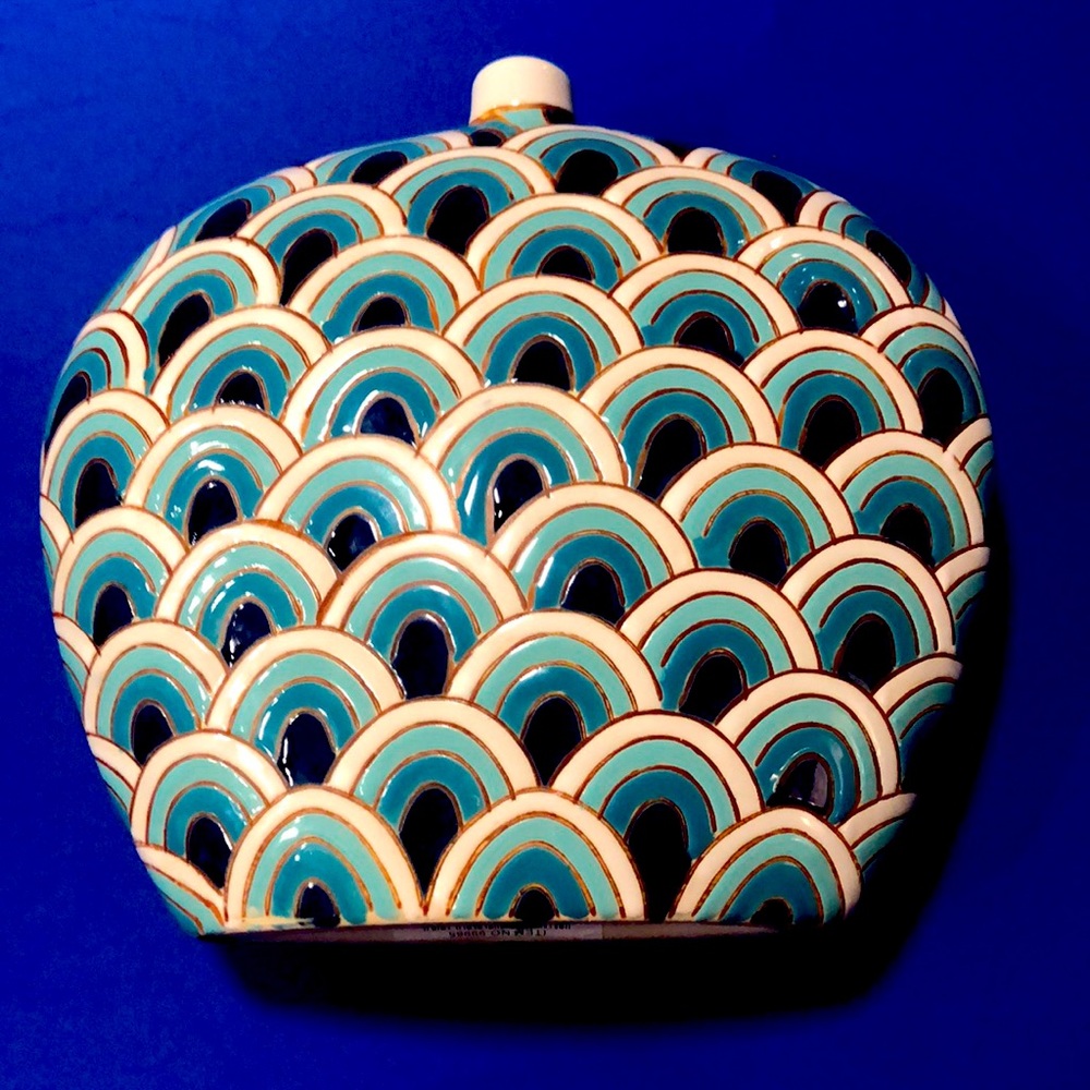 Blue Rainbow vase